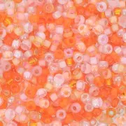 Mix de rocailles Miyuki 11/0 MIX-02 - Pink Grapefruit x8gr