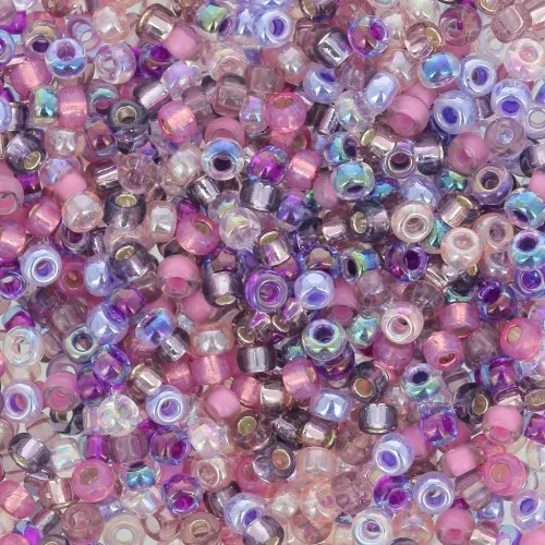 Mix de rocailles Miyuki 11/0 MIX-01 - Passionflower x8gr