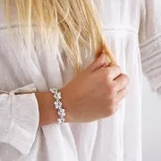 Intercalaires 3 trous - BowTrio - 18x4 mm Cuivré vieilli x10