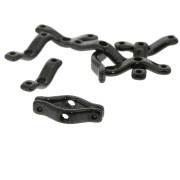 Intercalaires 3 trous - BowTrio - 18x4 mm Gunmetal  x10