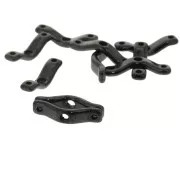 Intercalaires 3 trous - BowTrio - 18x4 mm Gunmetal x10