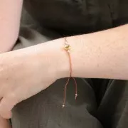 Perle ronde plate en métal 8 mm - Signe du zodiaque Scorpion - Argenté vieilli x1