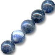 Perle ronde en pierre gemme Sodalite du Brésil 14 mm x1
