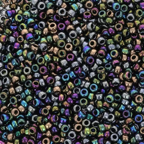 Mix de rocailles Miyuki 15/0 MIX-055 - Metallic Rain x8gr