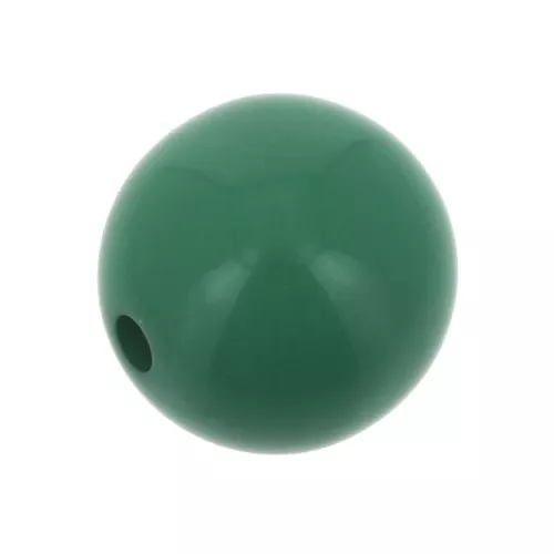 Perle en résine opaque 12 mm Vert x1