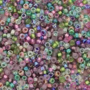 Mix de rocailles Miyuki 15/0 MIX-046 - Heather x8gr