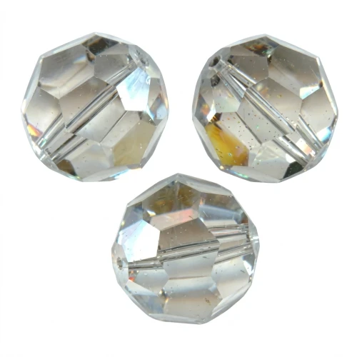Perle ronde PureCrystal 5000 8 mm - Crystal Silver Shade x1