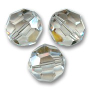 Perles rondes  PureCrystal 5000 4 mm Crystal Silver Shade x20|raw }}
