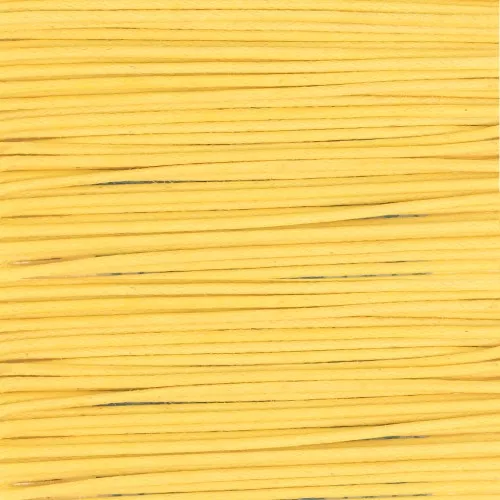 Coton ciré 1 mm Jaune x5 m