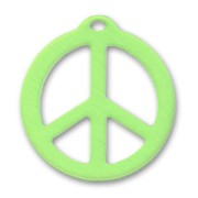Pendentif Peace 42 mm Peridot x1