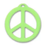 Pendentif Peace 42 mm Peridot x1
