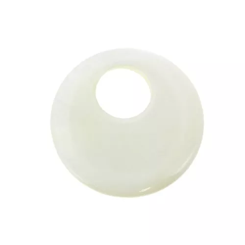 Pendentif rond - sequin - en nacre 20 mm x1
