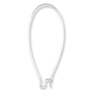 Boucles d'oreilles crochets dormeuses 46 mm - Argenté x2|raw }}