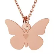 Breloque papillon 9x14 mm en Argent 925 x1