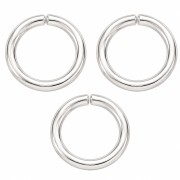 Anneaux ouverts 3x0.4 mm - Argent 925 x20