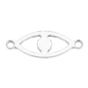 Intercalaire oeil porte-bonheur 7x18.5 mm par Perles & co - Argent 925 x1|raw }}