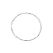 Anneau fermé diamanté 15 mm en Argent 925 x1