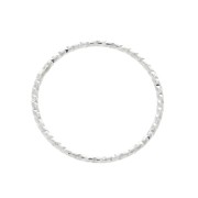 Anneau fermé diamanté 16.5 mm en Argent 925 x1|raw }}
