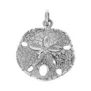 Pendentif Sand Dollar 22x19 mm avec anneau fermé en Argent 925 x1|raw }}
