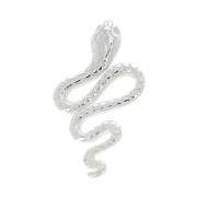 Pendentif serpent 24.5x14 mm avec anneau fermé en Argent 925 x1|raw }}