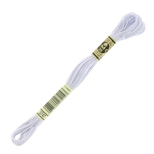 Fil à broder DMC Mouliné Spécial 117 MC Violet clair (3747) x8m