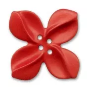 Bouton fleur de tiaré 30 mm Rouge x1