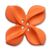 Bouton fleur de tiaré 30 mm Orange x1