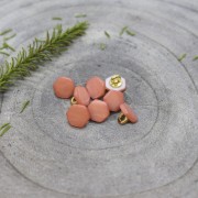 Bouton à queue en métal et nacre teintée - Atelier Brunette Quartz 10mm Melba x1|raw }}