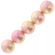 Perles rondes en résine acrylique - Le Ciel Pearls Miyuki 8 mm - Orange x10