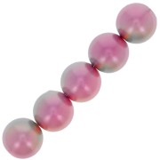 Perles rondes en résine acrylique - Le Ciel Pearls Miyuki 10 mm - Pink x6|raw }}
