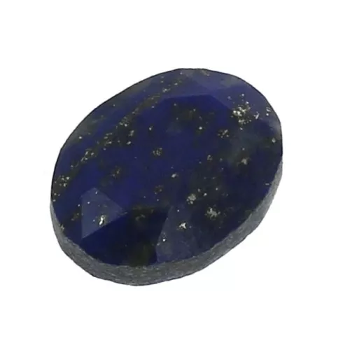 Cabochon ovale facetté 8x6 mm Lapis lazuli x1