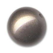 Perle ronde poudrée 16 mm Bronze x1|raw }}