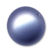 Perle ronde poudrée 16 mm Blue x1|raw }}
