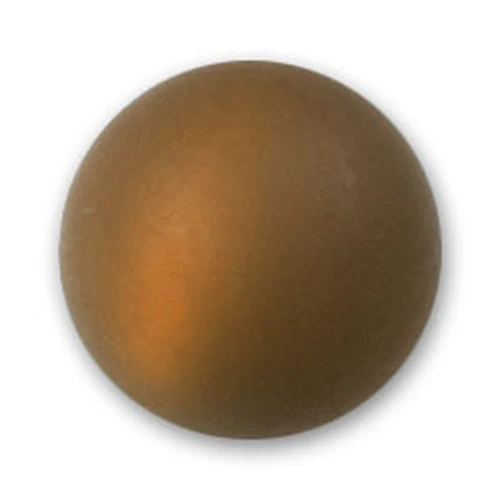 Perle ronde Polaris Dépolie 16 mm Marron x1