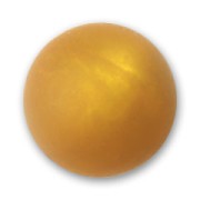 Perle ronde Polaris Dépolie 16 mm Light Caramel x1