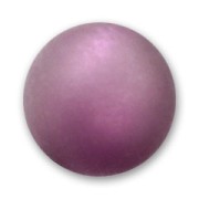 Perle ronde Polaris Dépolie 16 mm Antic Mauve x1