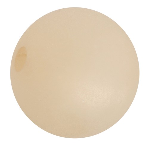 Perle ronde Polaris Dépolie 10 mm Sable x1