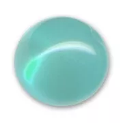 Perle ronde Polaris brillante 16 mm Green Turquoise x1