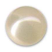 Perle ronde Polaris brillante 14 mm Sable x1
