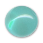 Perle ronde Polaris brillante 14 mm Green Turquoise x1
