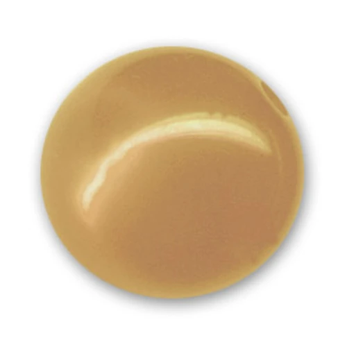Perle ronde Polaris brillante 12 mm Light Caramel x1