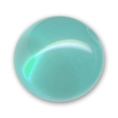 Perle ronde Polaris brillante 10 mm Green Turquoise x1