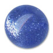 Perle ronde Polaris pailletée 14 mm Sapphire x1