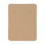 Lot de 30 cartes supports bijoux 8x6 cm pour boucles d'oreilles et colliers Kraft
