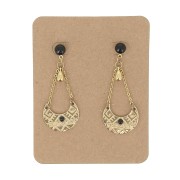 Lot de 30 cartes supports bijoux 8x6 cm pour boucles d'oreilles et colliers Kraft