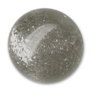 Perle ronde Polaris pailletée 12 mm Jet Hematite x1|raw }}
