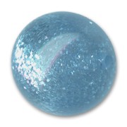 Perle ronde Polaris pailletée 12 mm Aquamarine x1|raw }}