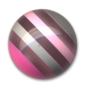 Ronde 20 mm feuilleté Gris/Rose x1|raw }}