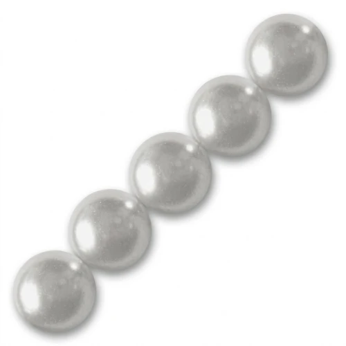 Perles nacrées PureCrystal 5810 4 mm Light Grey Pearl x20