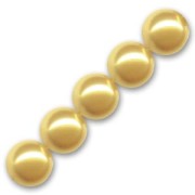 Perles nacrées PureCrystal 5810 4 mm Gold Pearl x20